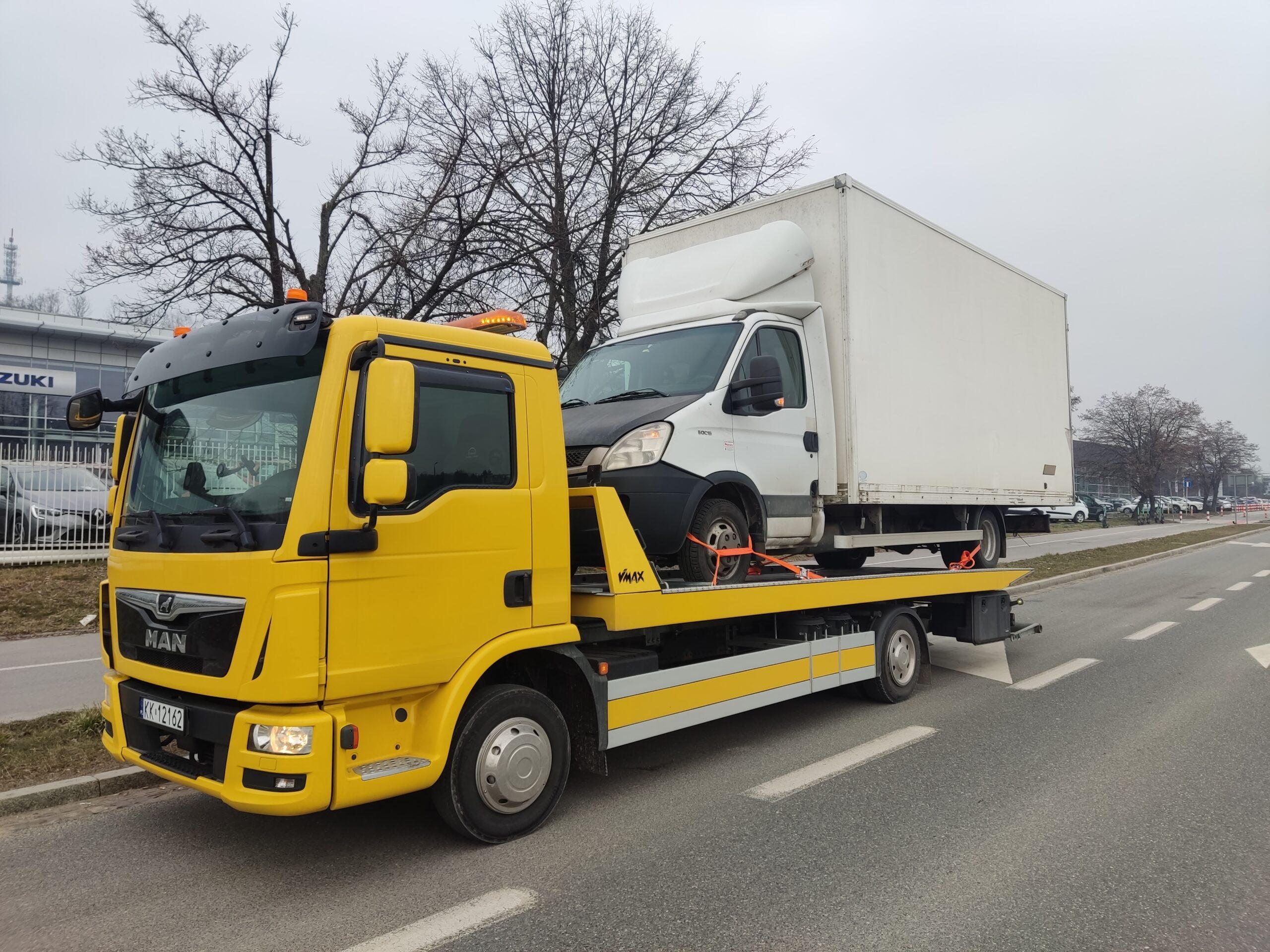 Flota pojazdów Pomoc Drogowa Kraków